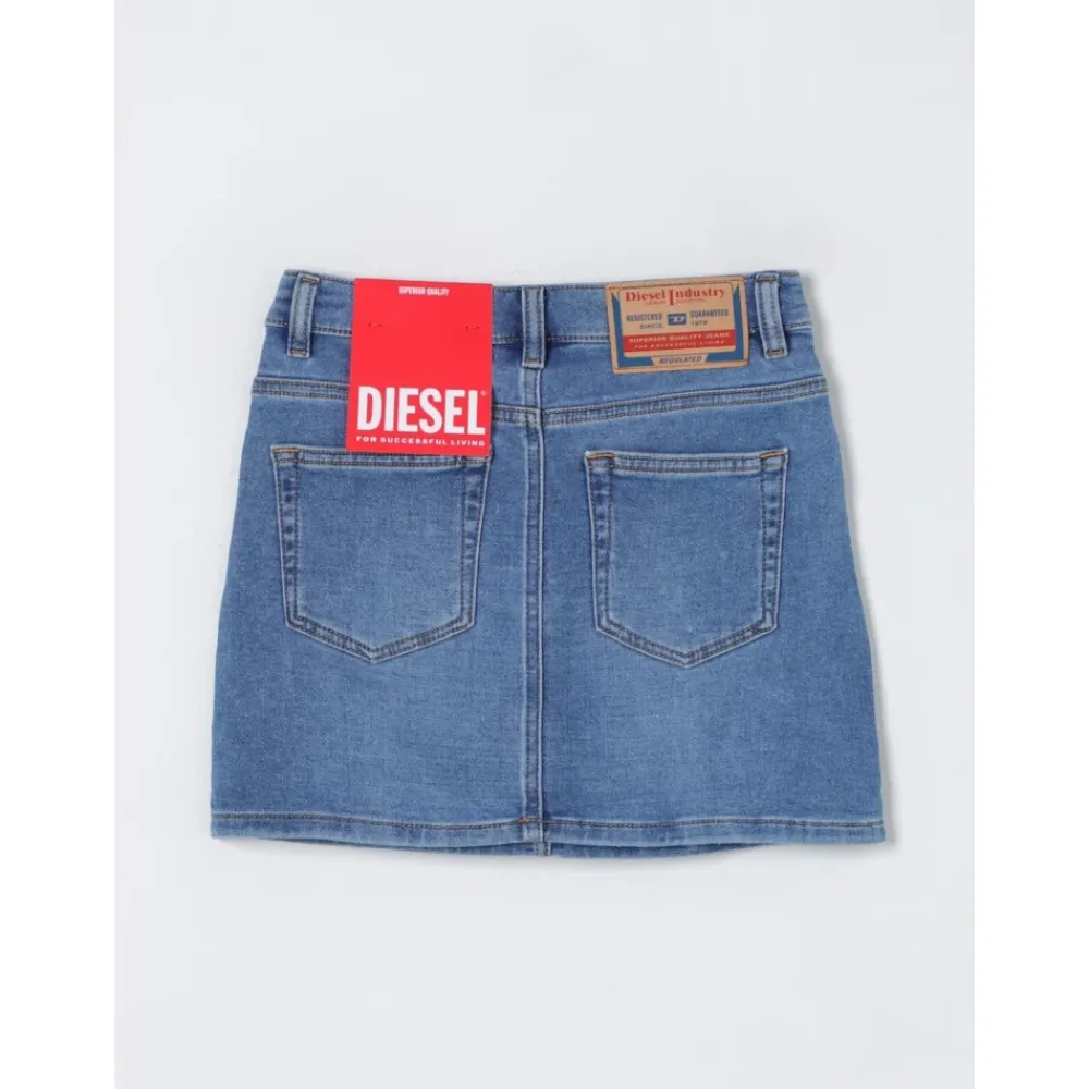 Kjoler & Nederdele^Diesel Denim Nederdel Blå