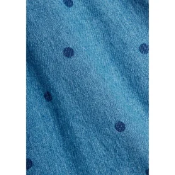 Kjoler & Nederdele^Mini Rodini Denim Rullekravekjole Med Stropper Blå