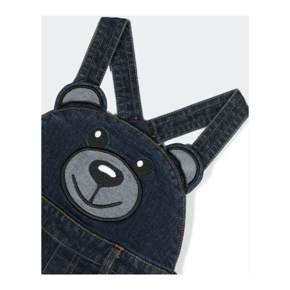 Jumpsuits<Moschino Denim Salopette og langærmet T-shirt sæt Multifarvet