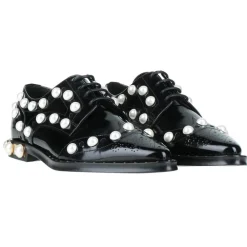 Snøresko<Dolce & Gabbana Derby Sort