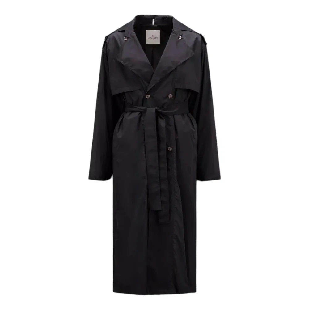 Frakker<Moncler Deva Trenchcoat Sort