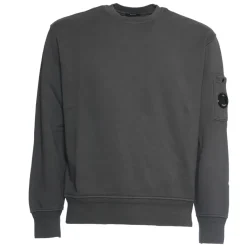 Sweatshirts^C.P. Company Diagonal Fleece Crew Neck Sweatshirt Grå