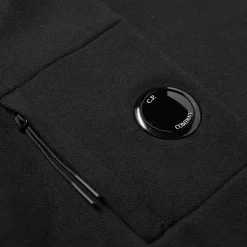 Trøjer<C.P. Company Diagonal Raised Fleece Hoodie Sort