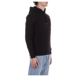 Trøjer^C.P. Company Diagonal Raised Fleece Hoodie Sort