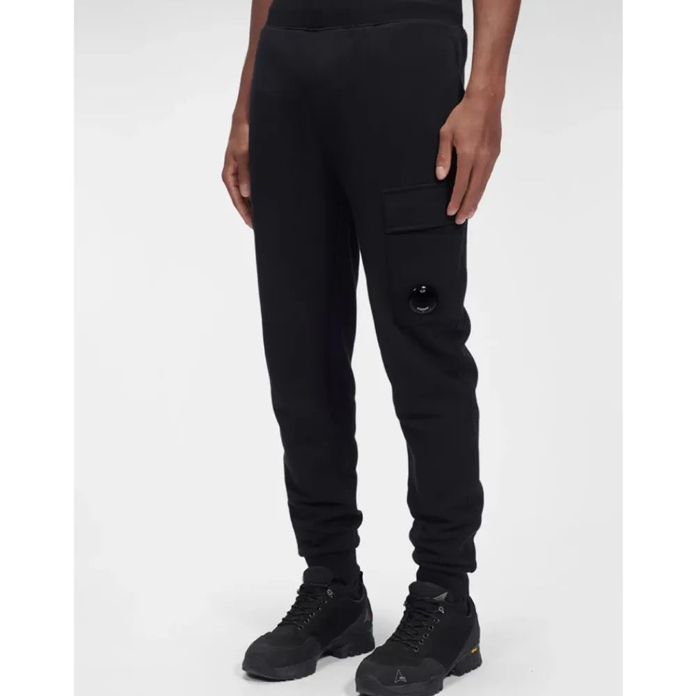 Bukser^C.P. Company Diagonal Raised Fleece Sweatpants Sort