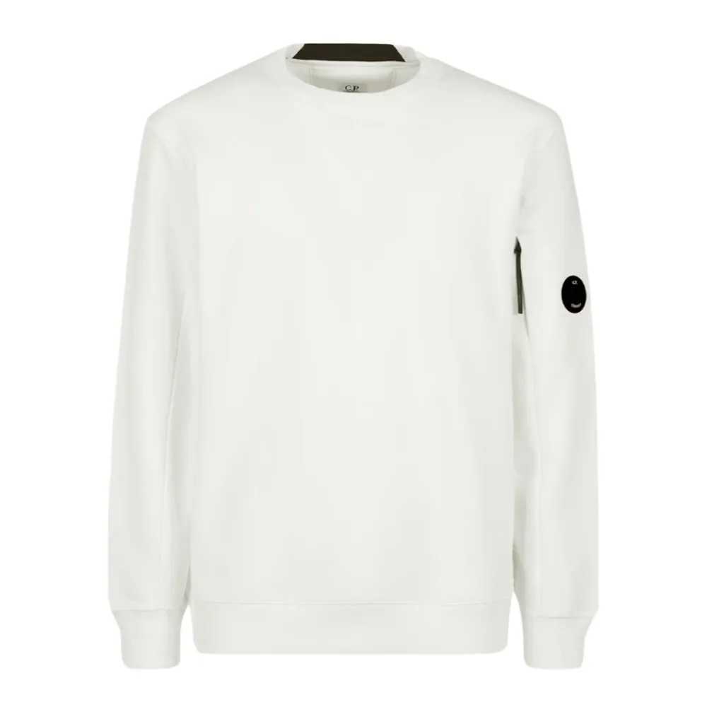Sweatshirts<C.P. Company Diagonal Raised Fleece Sweatshirt Hvid