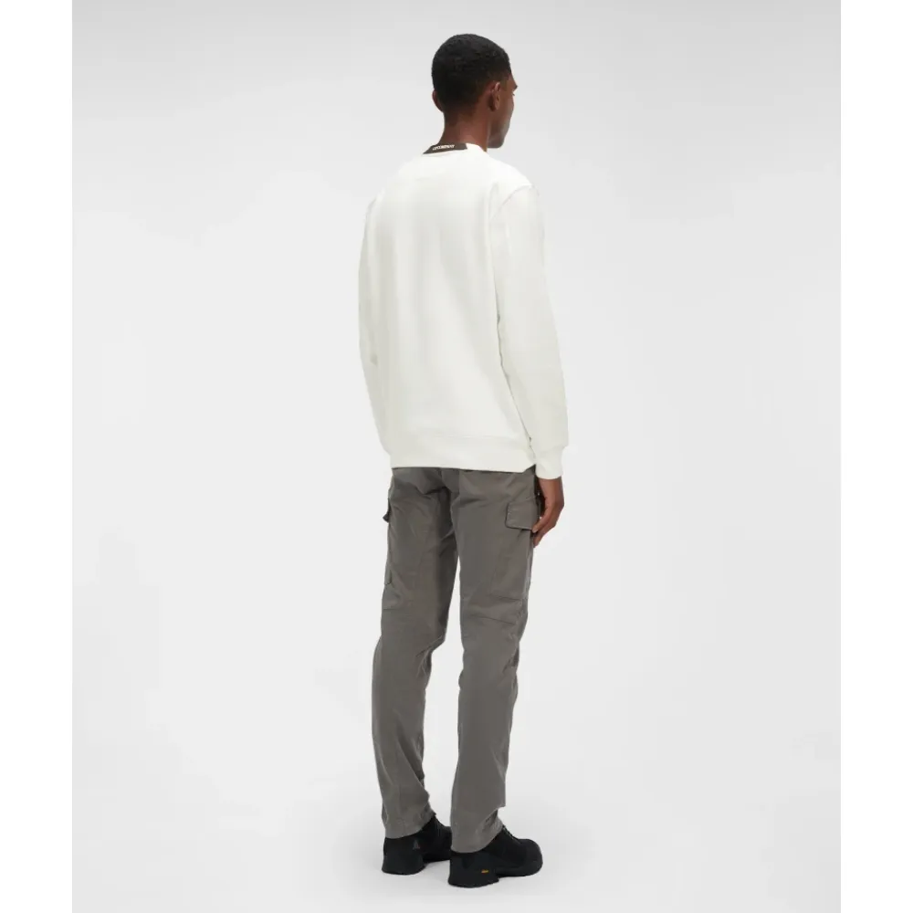 Sweatshirts<C.P. Company Diagonal Raised Fleece Sweatshirt Hvid