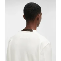 Sweatshirts<C.P. Company Diagonal Raised Fleece Sweatshirt Hvid