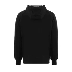 Trøjer^C.P. Company Diagonal Raised Zip Through Hoodie Sort