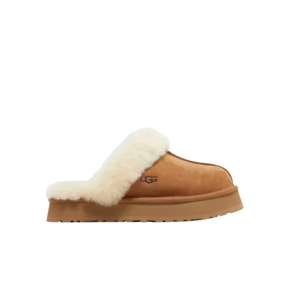 Hjemmesko^UGG Disquette Slipper Beige