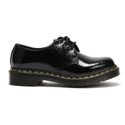 Snøresko<Dr. Martens Distressed Patent Ballerina Sko Sort