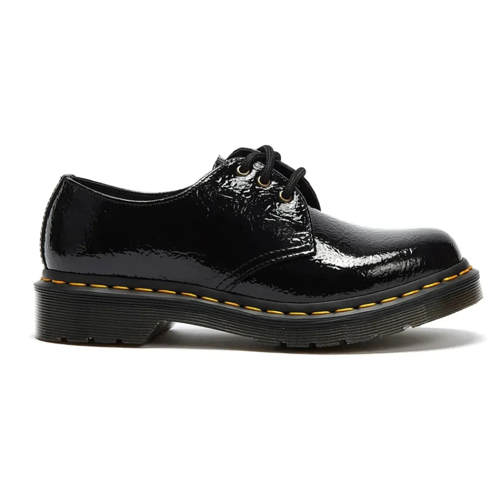 Snøresko<Dr. Martens Distressed Patent Ballerina Sko Sort