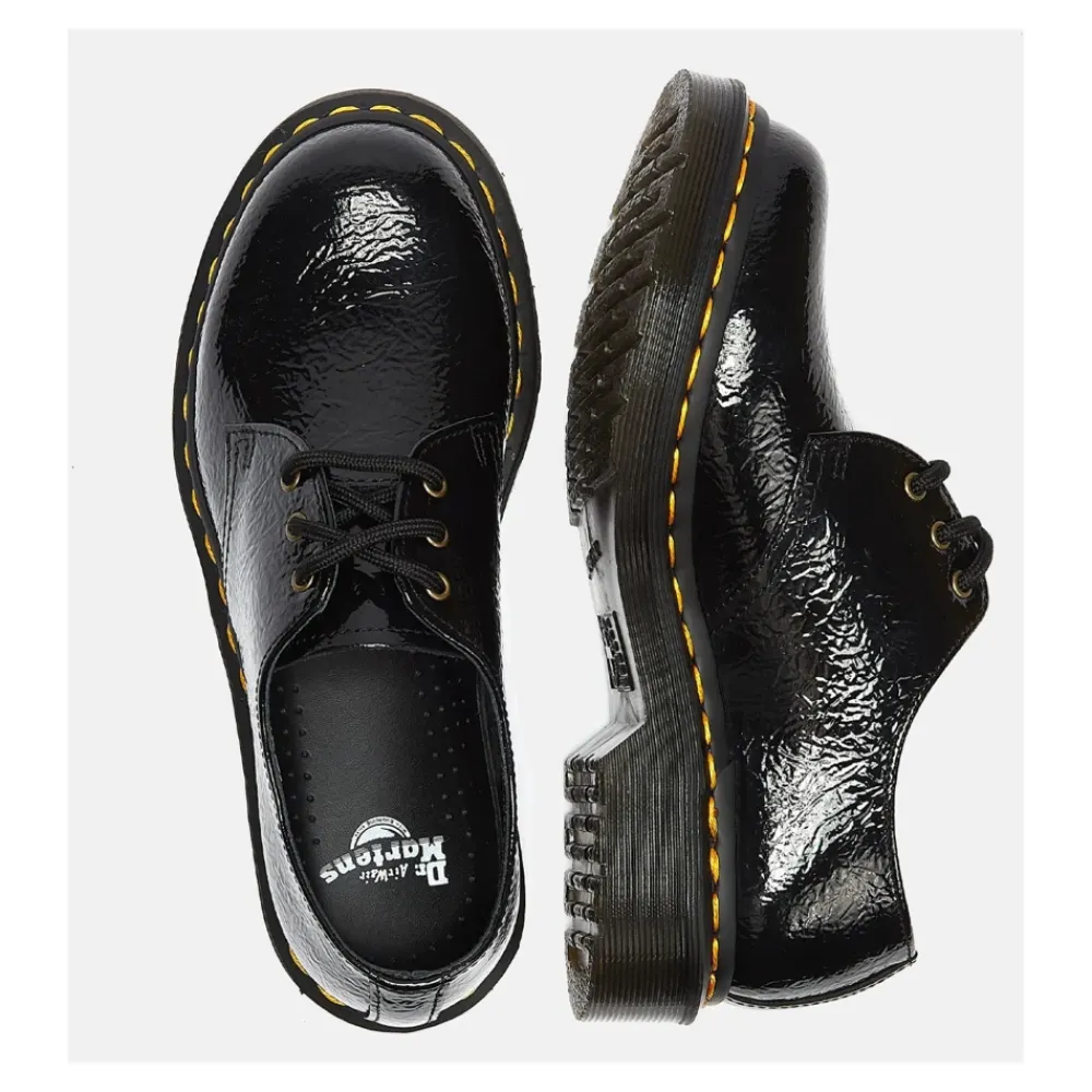 Snøresko<Dr. Martens Distressed Patent Ballerina Sko Sort