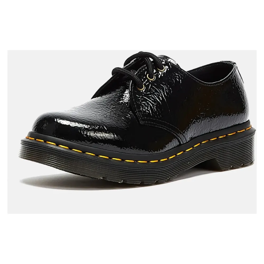 Snøresko<Dr. Martens Distressed Patent Ballerina Sko Sort