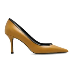 Pumps|Stiletter^Tory Burch Dobbelt T Logo Pumps Brun