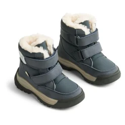 Støvler<Wheat Dobbelt Velcro Tex Vinterstøvler - Navy Blå