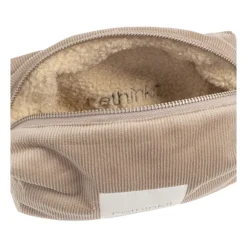 Toilettasker<Rethinkit Studios Dobbeltsidet kosmetiktaske med logo Beige