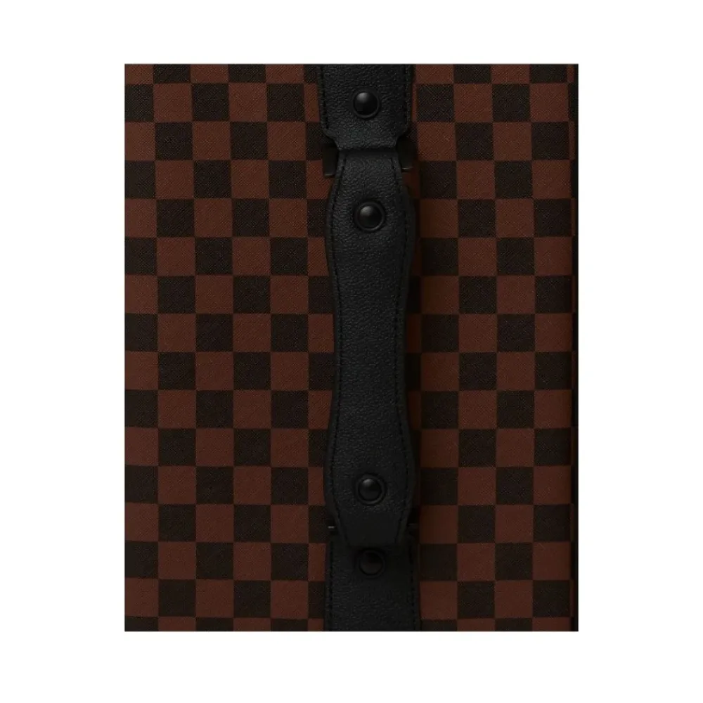 Kufferter^SPRAYGROUND Dose Of Check Deux Carry-On Bagage Brun