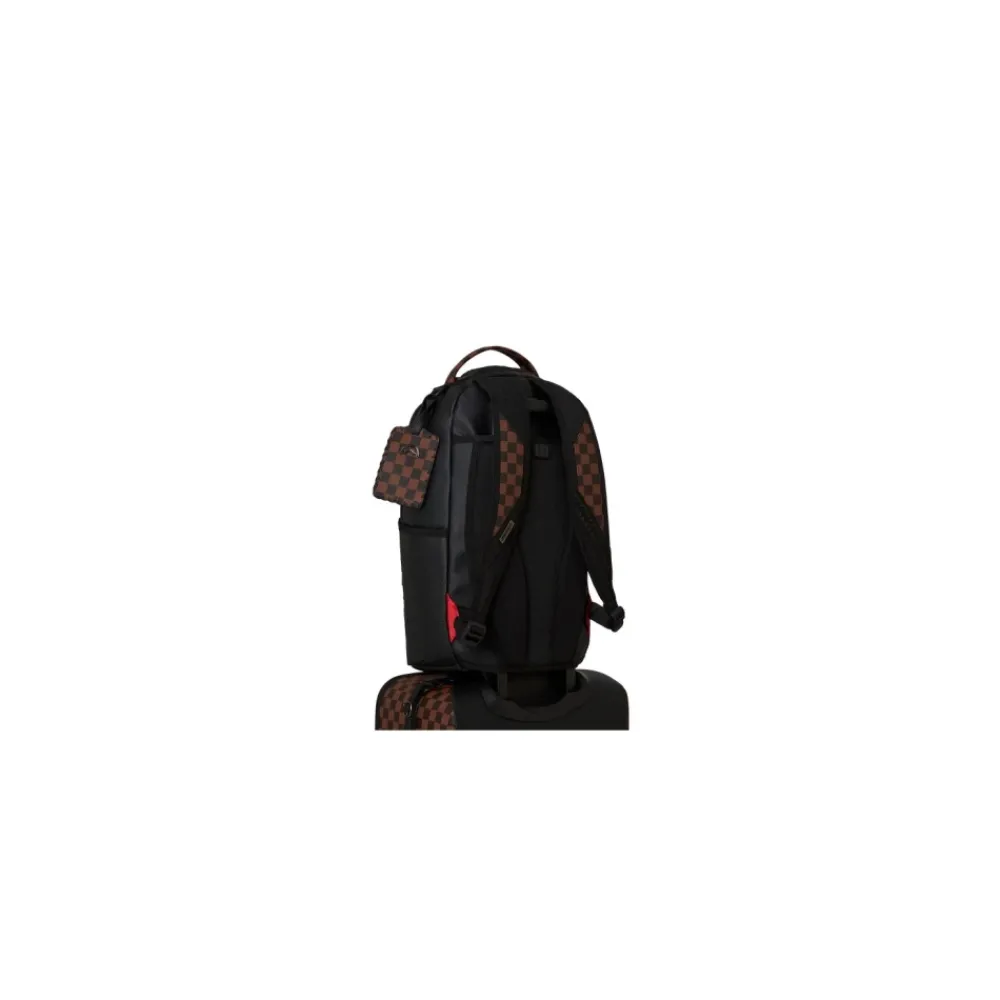 Kufferter^SPRAYGROUND Dose Of Check Deux Carry-On Bagage Brun