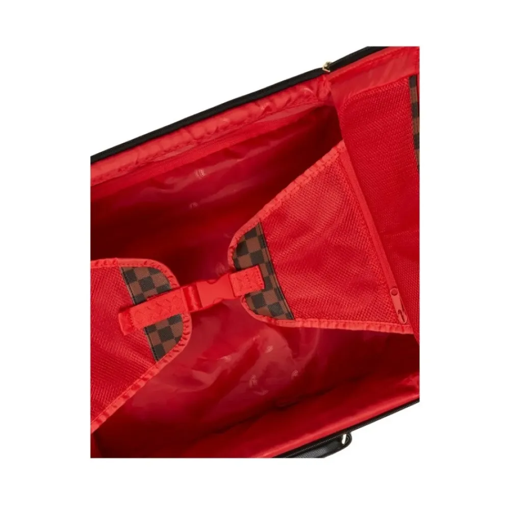 Kufferter^SPRAYGROUND Dose Of Check Deux Carry-On Bagage Brun