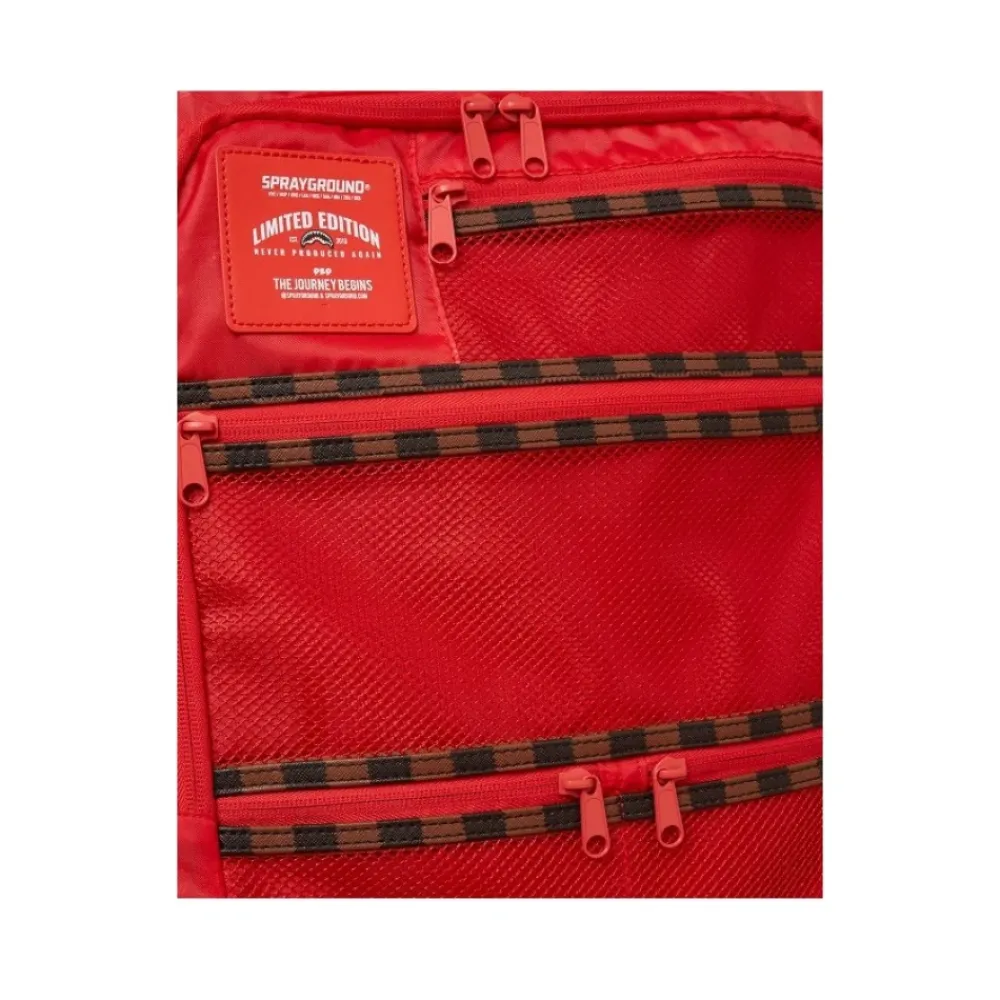 Kufferter^SPRAYGROUND Dose Of Check Deux Carry-On Bagage Brun