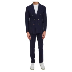 Jakkesæt^Eleventy Double Breasted Suit Blå