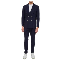 Jakkesæt^Eleventy Double Breasted Suit Blå