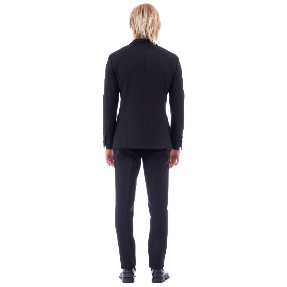 Jakkesæt^Lardini Double Breasted Suit Set Sort