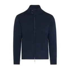 Jakker^Paolo Pecora Double Knit Jacket Blå