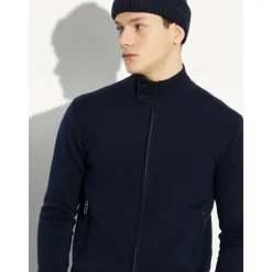 Jakker^Paolo Pecora Double Knit Jacket Blå