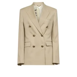 Jakker^Golden Goose Double-breasted Blazer Beige