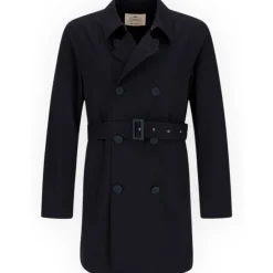 Frakker<Herno Double-Breasted Trench Coat Sort