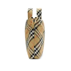 Tasker^Burberry Drawstring Check Tote Beige