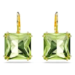 Smykker^Swarovski Dråbeøreringe Grøn