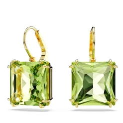 Smykker^Swarovski Dråbeøreringe Grøn