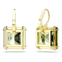 Smykker^Swarovski Dråbeøreringe Grøn