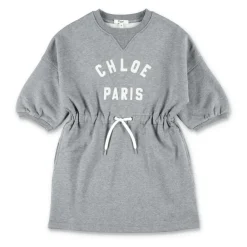 Kjoler & Nederdele<Chloé Dress Fleece Logo Grå