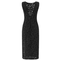 Kjoler^PINKO Drupa Lace Midi Dress Sort