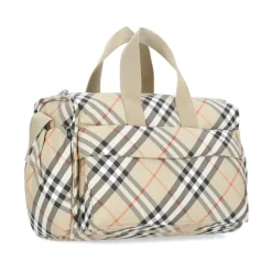 Rejsetasker^Burberry Duffel Bag med ternet mønster Beige