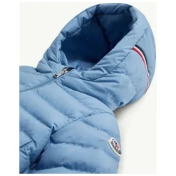 Jakker<Moncler Dunfyldt jakke med hætte Blå