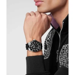 Ure<Philipp Plein Dykkerur Sort