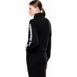 Striktrøjer & Sweatere<Emporio Armani EA7 Dynamic Athlete Zip Sweatshirt Sort