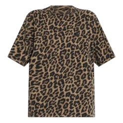 T-Shirts^Anine Bing Dyr Effekt T-shirt Brun