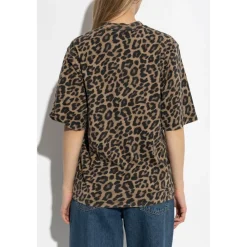 T-Shirts^Anine Bing Dyr Effekt T-shirt Brun