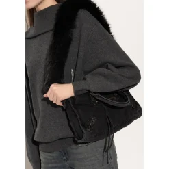 Tilbehør Til Tasker<Balenciaga Dyrestrop i pelsfrit materiale Sort