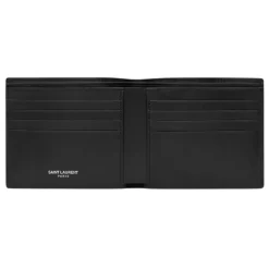 Punge & Kortholder<Saint Laurent East/West Cassandre Wallet Sort