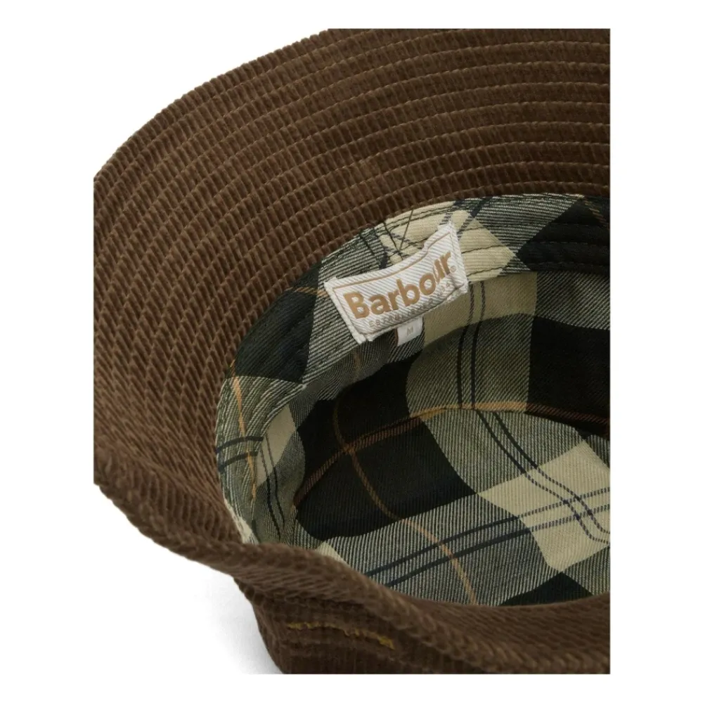 Huer & Kasketter<Barbour Ebberston Cord Bucket Hat Brun