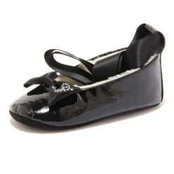 Ballerinasko<Blumarine Eco-Pels Ballerina Vugge Sko Sort