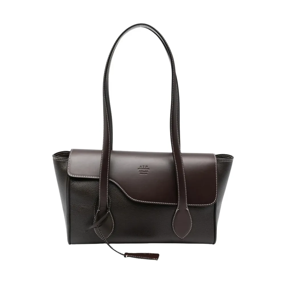 Skuldertasker<ATP Atelier Eira Shoulder Bag Brun