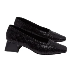 Pumps|Stiletter^Miista Eivissa Leather Heels Sort